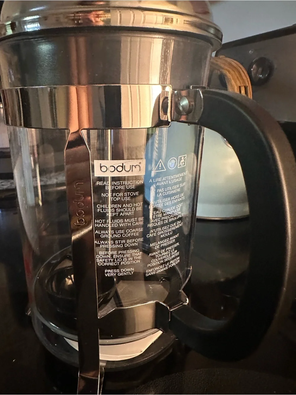 NEVER USED Bodum 51oz Chambord French Press Coffee Maker